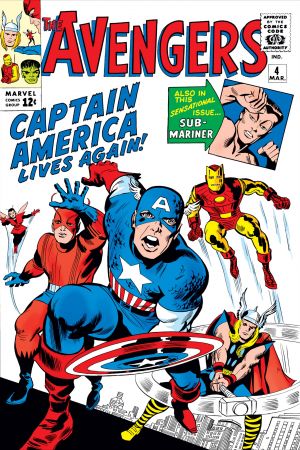 Captain America Leads the Avengers