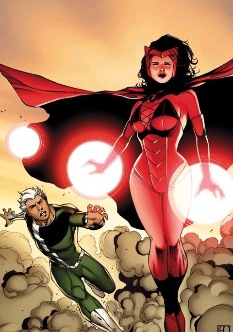 Quicksilver and the Scarlet Witch