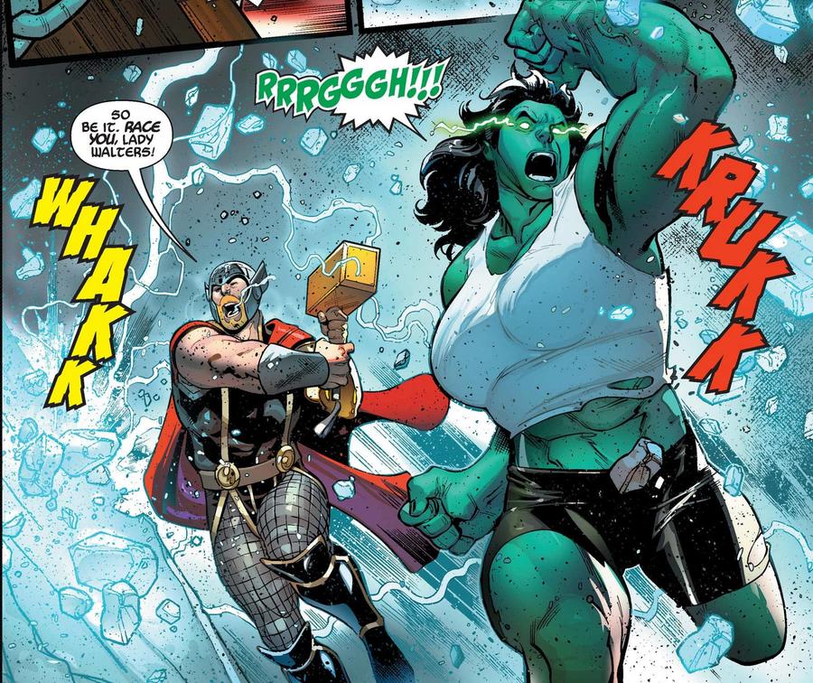 She-Hulk and Thor