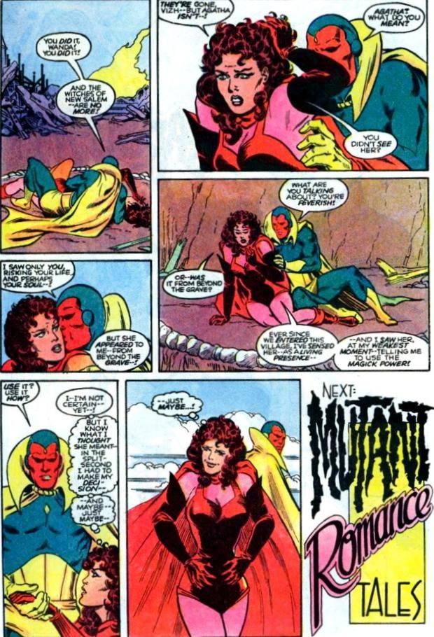 Wanda conceives her children using magic